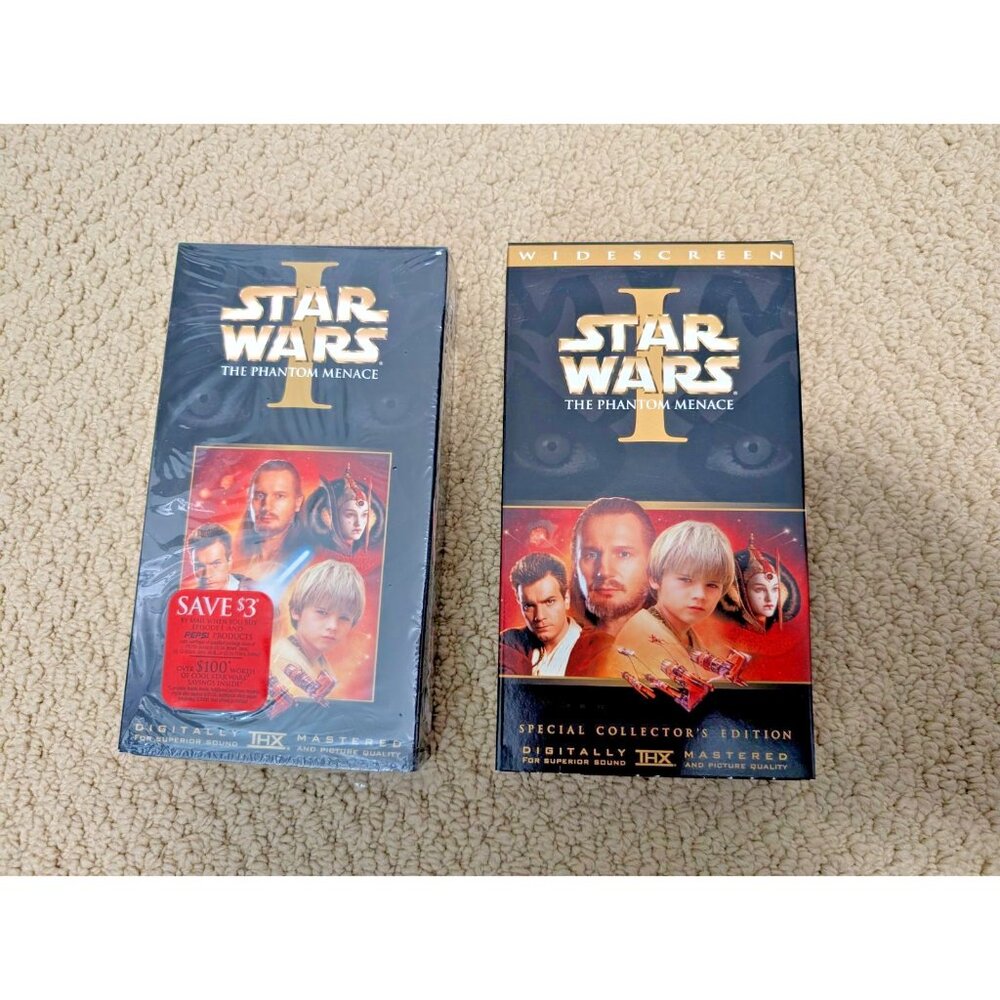 Star Wars Episode I: The Phantom Menace (VHS, 2000) Widescreen and Full Screen